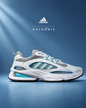 کتانی ورزشی آدیداس الترابوست سفید آبی مدل 8805 خرید کفش رانینگ Adidas Ultraboost