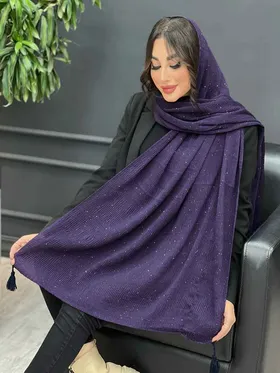 شال پلیسه شاین دار