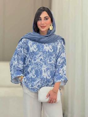 مانتو پانچ طرح دار
