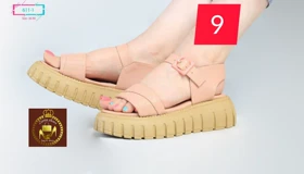 صندل لژدار تابستانه تمام طبی زنانه دور مچی 611-1