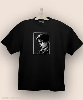 تیشرت لش مردانه و زنانه طرح اتک آن تایتان شخصیت ارن نیگر کد 929