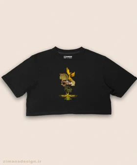 کراپ زنانه اصیل ایرانی طرح چو ایران نباشد تن من مباد کد 1007