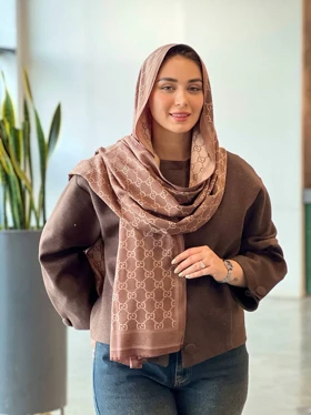 شال پاییزه گوچی (نسکافه ای)
