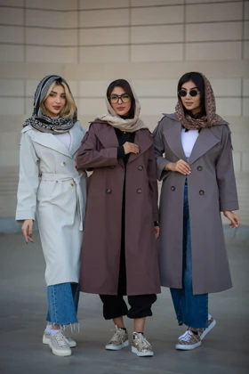 بارانی بلند گلسا فری