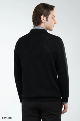 بافت مردانه نیم زیپ