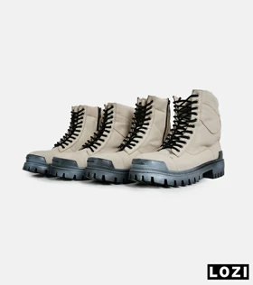 بوت مردانه کرم شیری BALENCIAGA مدل 6738