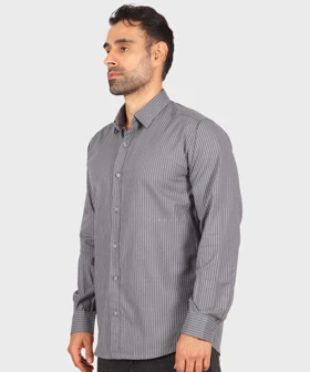 پیراهن مردانه آستین بلند راه راه 0346