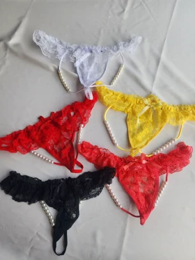 شورت بکلس مرواریدی دانتل کد: 14567