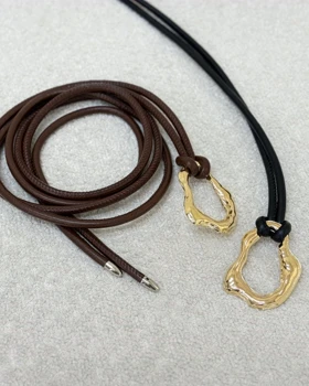 کمربند گره‌ای چرم