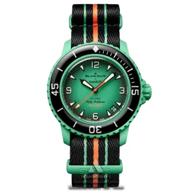 ساعت بلانک پین سواچ اورجینال دست دوم Blancpain X Swatch Scuba Fifty Fathoms