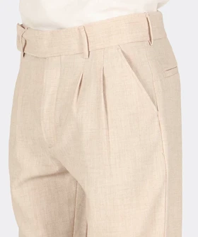 شلوار پارچه ای مام استایل مردانه پیله دار 0922