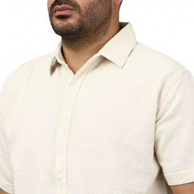 پیراهن آستین کوتاه بیسکوییتی سیزر مدل 151117912