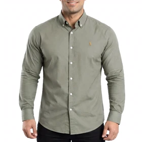 پیراهن سایز بزرگ آستین بلند مردانه تن کوک مدل 130296