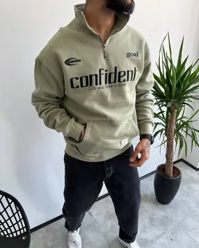 دورس نیم زیپ داخل کرک CONFIDENT رنگ پسته ای