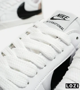 کفش نایک مردانه و زنانه سفید مشکی Nike Blazer Low 77 Jumbo