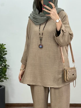 ست مانتو و شلوار ویوات 3