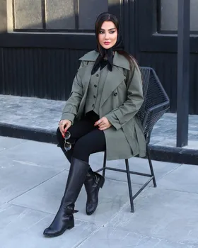 بارانی مدل رزا کد 2300 (با آستر)