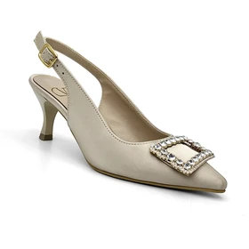 کفش مجلسی زنانه پاشنه‌دار 5 سانت مدل 400954 _ sandal valentino
