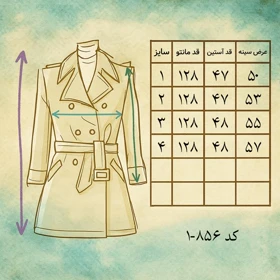مانتو پاییزه کد 10856