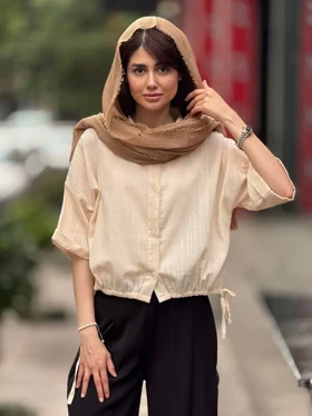 شومیز کراپ گت دار