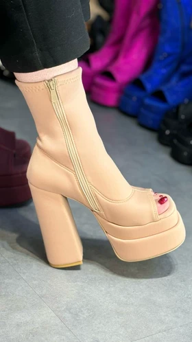 3334 - دو لژ ساق‌دار پنجه باز 3334