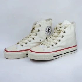 کفش اسپرت مدل کتانی ال استار های کپی ساق‌دار سفید مدل کلاسیک converse all star classic