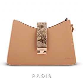 کیف دوشی زنانه چرم رادیس مدل Angela کد 138-M.RTL