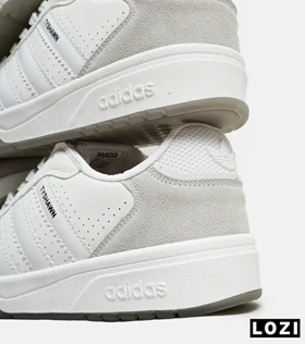 کفش کتانی مردانه سفید طوسی ADIDAS Tyshawn