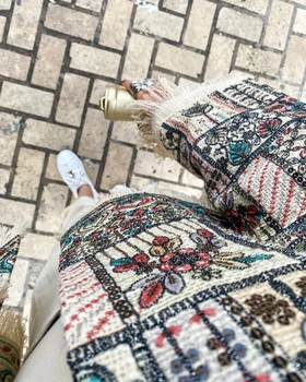 کت سوزن دوزی مزون دوز لینن ترک