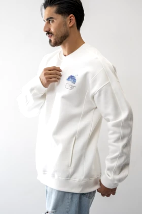 دورس آستین بلند بیسیک چاپی مردانه