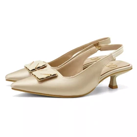 کفش مجلسی زنانه پاشنه‌دار 3 سانت مدل 400344 _ sandal valentino