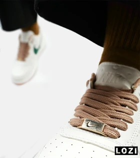 کفش کتانی بزرگ پا کرم سبز نایک NIKE AIR FORCE
