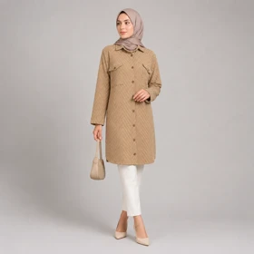 مانتو زنانه خامه دوزی رامیسا کد 257