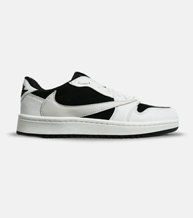 کفش کتانی مردانه سفید مشکی NIKE travis scott مدل 7030