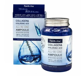 آمپول کلاژن و هیالورونیک اسید فارم استی 250 میل Farmstay