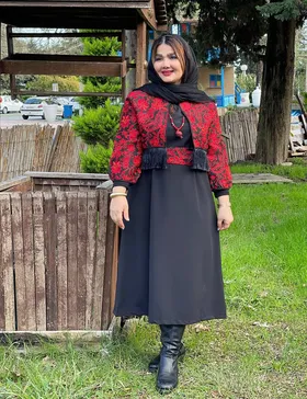 کت و سارافون یلدایی اقاقیا کد : K0001