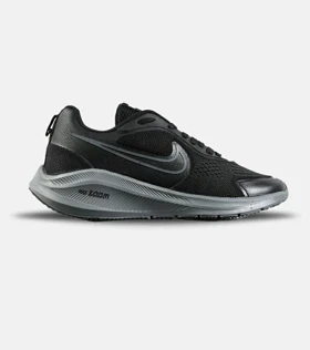 کفش کتانی مردانه و زنانه مشکی طوسی نایک NIKE PEGASUS V10