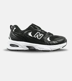 کفش کتانی زنانه و مردانه مشکی سفید NEW BALANCE 530