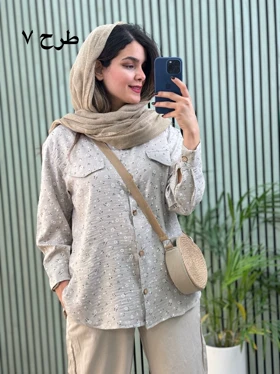 شومیز مانتویی گلشید