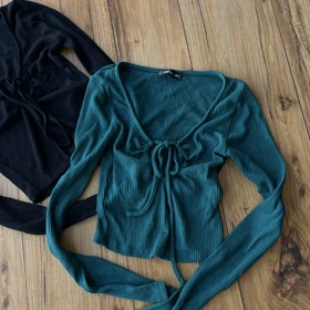 بلوز زنانه مدل کبریتی جلو گره‌ای FB Sisters