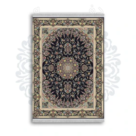 فرشینه از جنس پارچه هازان مخمل ترک طرح سنتی و مدرن برند دفه کد DAMG278