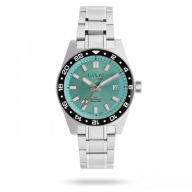 ساعت مچی مردانه لاکسمی بند استیل نقره ای کد Laxmi 8923/4