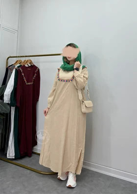 پیراهن کفتان کارول