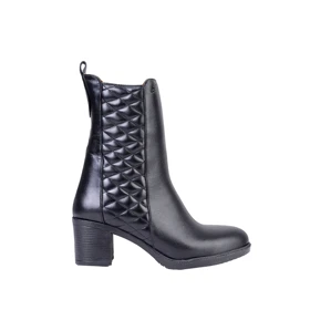 بوت طرحدار چرم زنانه 626