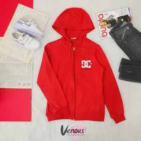 سویشرت جلو زیپ طرح D&C