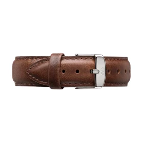 ساعت دنیل ولینگتون مردانه بند چرم قهوه ای سیلور DW-4097-40-G