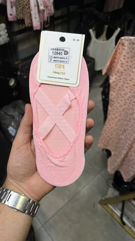 جوراب پیلاتس و یوگا (صورتی)