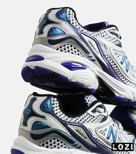 کفش کتانی مردانه و زنانه طوسی مشکی آبی NEW BALANCE 1064 V.2