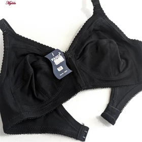 سوتین زنانه پانیذ مدل بدون فنر مشکی کد 66321