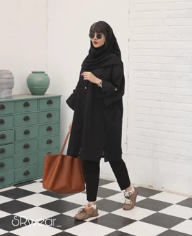 مانتو جلوبسته boho